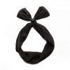Black Chiffon Bow Hair Tie - Image 2