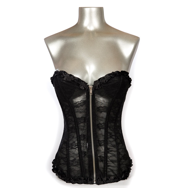 MALIA black lace corset