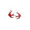 Red Swallow Earrings - Image 2