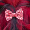 Red Bandana Bow Clip