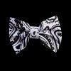 White Bandana Bow Clip - Image 2