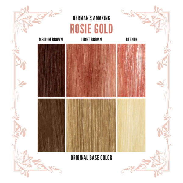 Rosie Gold Colour Chart