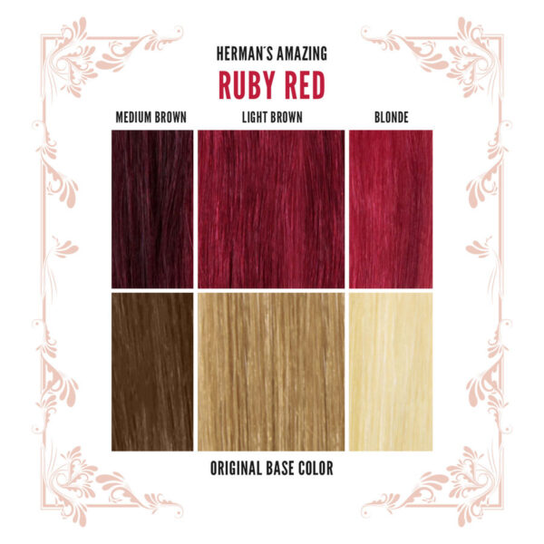 Ruby Red Colour Chart