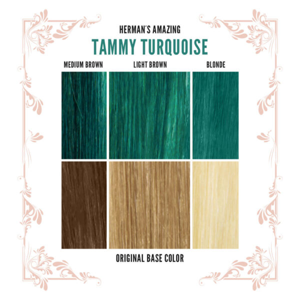 Tammy Turquoise Colour Chart