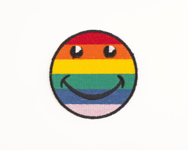 Rainbow Smiley Face Patch