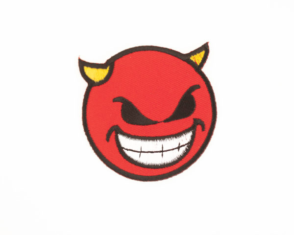 Devil Smiley Face Patch