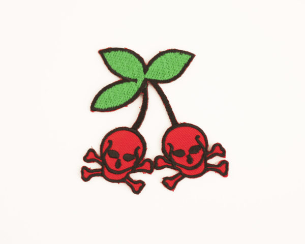 Small Cherry Skull Patch