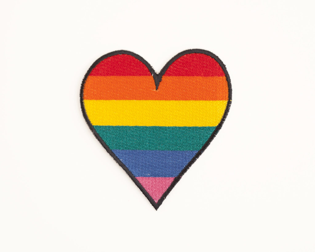 Rainbow Heart Patch Cybershop Australia