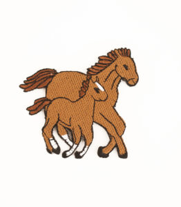 Brown Horses Patch