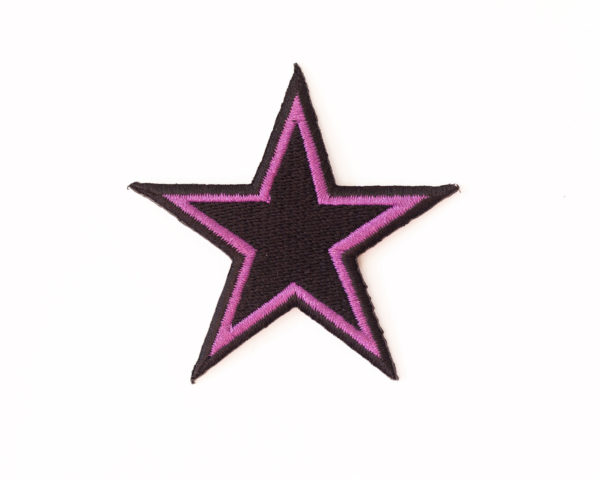 Purple Stripe Star Patch