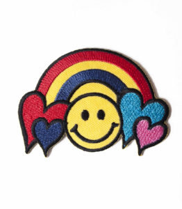 Smiley Rainbow Patch