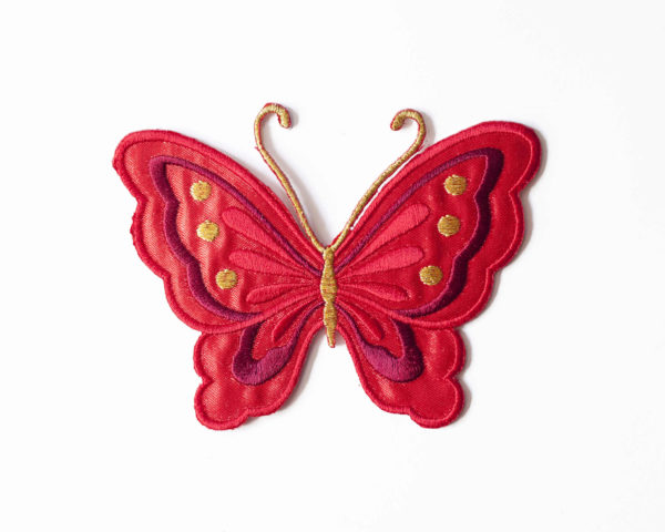 Red Butterfly Patch
