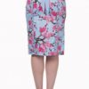 Banned Apparel - Last Dance Pencil Skirt - Cherry Blossom - Image 3