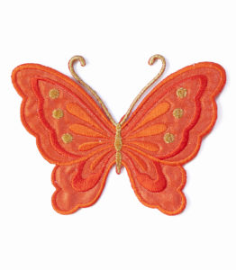 Orange Butterfly Patch