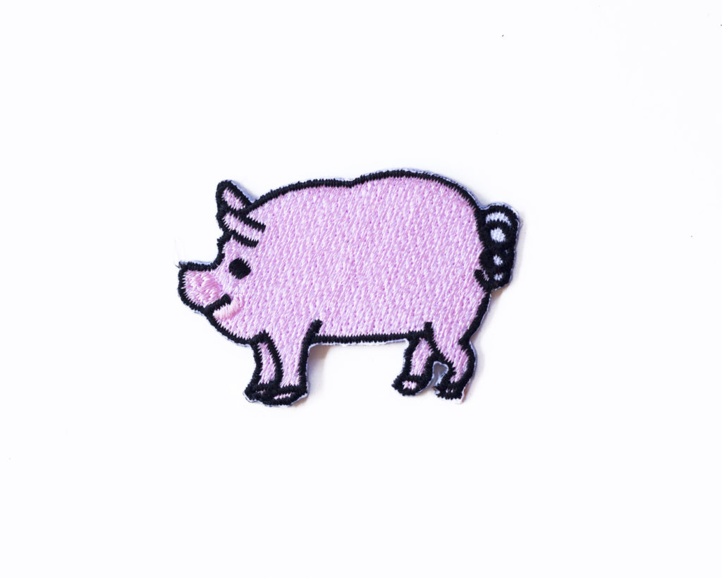 pig patch plush