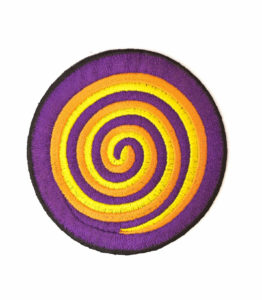 Purple Spiral Patch