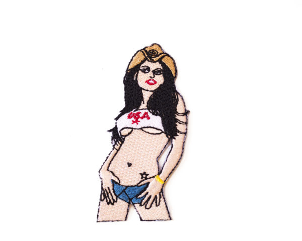 Naked Cowgirl Patch