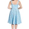 Hell Bunny Daphne 50's Dress - Sky Blue - Image 2