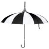 Black and White Pagoda Parasol