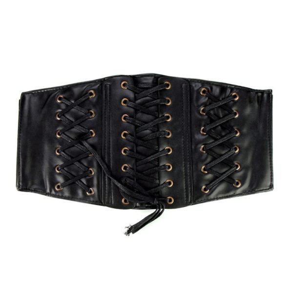 Corset Belt With Lace Up Strings