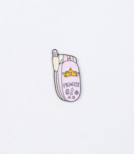 Princess Flip Phone Pin