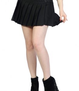 Banned Apparel - Plain Black Mini Skirt