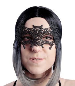 Ornamental Bat Lace Mask