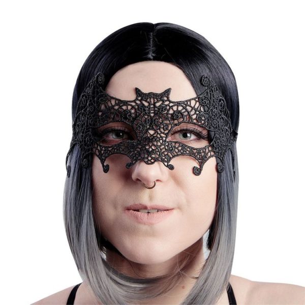 Ornamental Bat Lace Mask