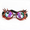 Spike Kaleidoscope Goggles- Red/Orange