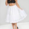 Hell Bunny Polly Petticoat - White