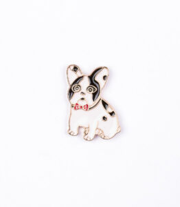 Cute Bow Tie Puppy Pin