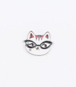 Cool Cat with Glasses Pin