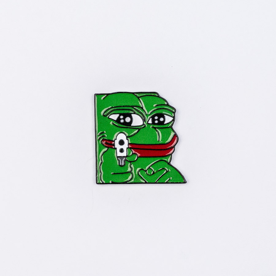 Pepe the Frog with a Gun Pin - #158 - Cybershop Australia