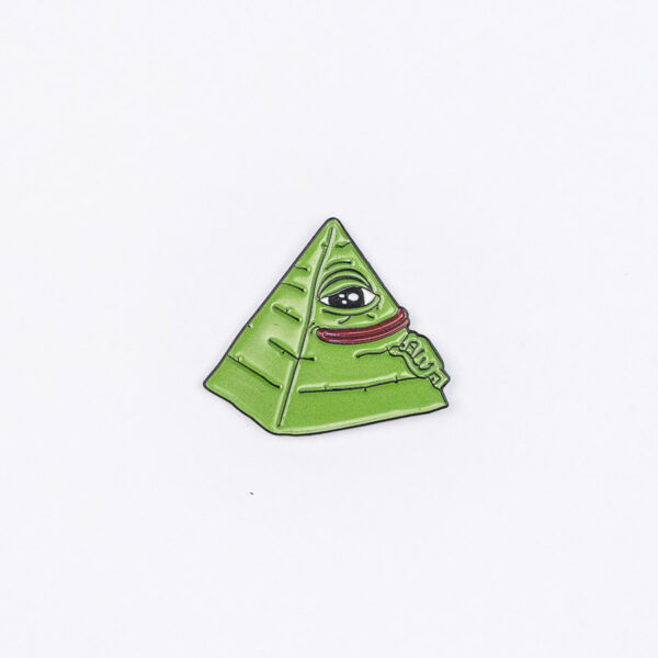 Pepe the Frog as a Pyramid