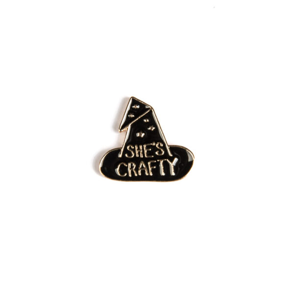 Shes Crafty Witch Hat Pin