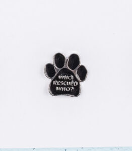 Who Rescued Who Paw Print