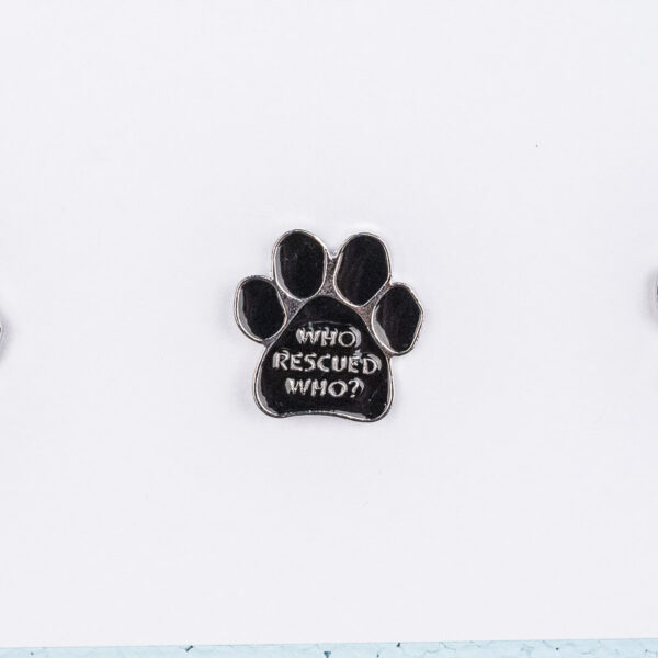 Who Rescued Who Paw Print
