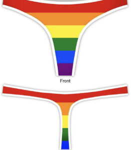 Pride Rainbow LGBTQ Flag G String