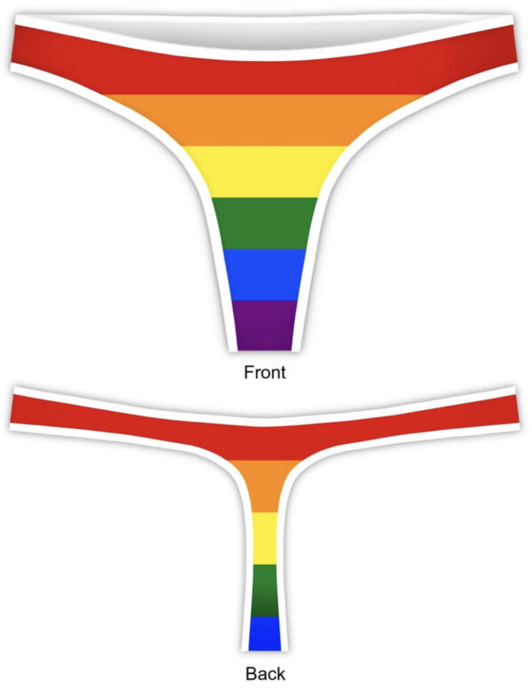 Pride Rainbow LGBTQ Flag G String