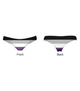 Pride Asexual Flag Hot Pants