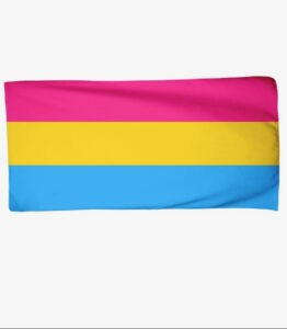 Pride Pansexual Flag Beach Towel