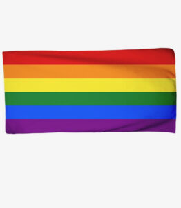 Pride Rainbow LGBTQ Flag Beach Towel