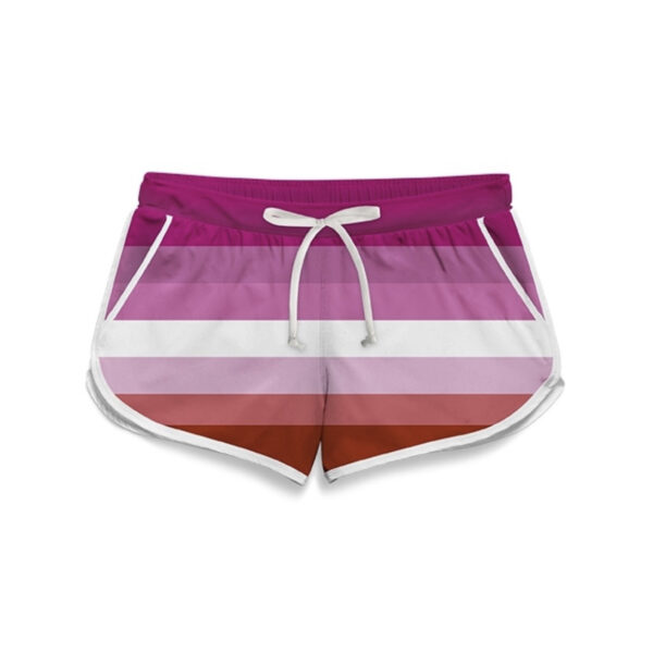 Pride Lesbian Flag Shorts