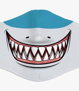Shark Print Face Mask