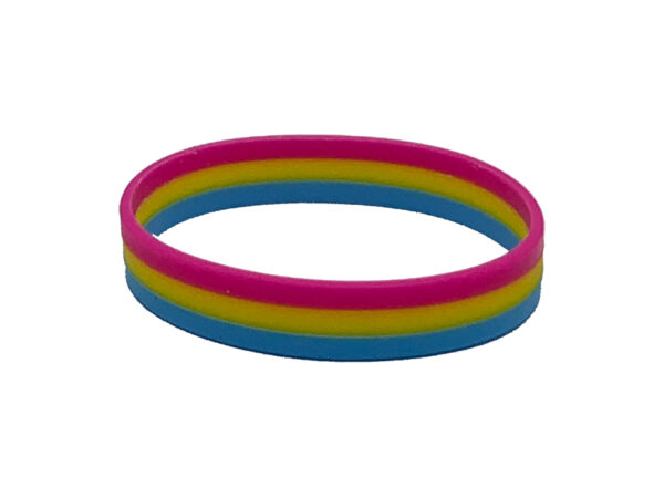 Pansexual Flag Silicone Bracelet