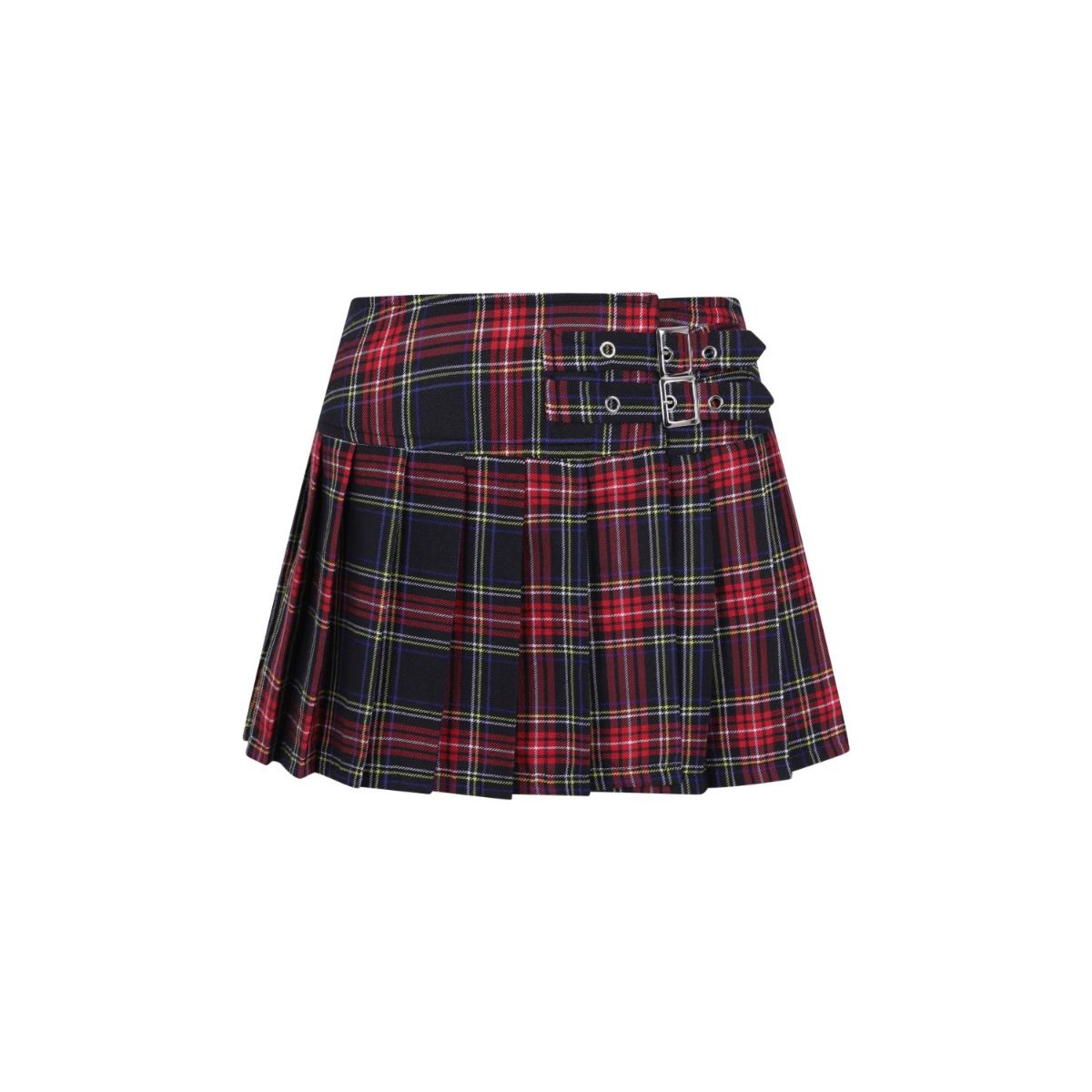 Banned Apparel - Black Tartan Mini Skirt - Cybershop Australia