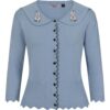 Banned Apparel - Pastel Blue - Bunny Hop Knit Cardigan