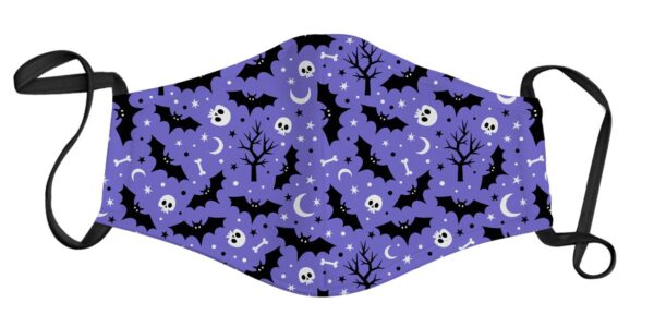 Face Mask - Bats/Moons