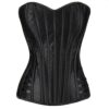 Willow Black Lace Patterned Corset