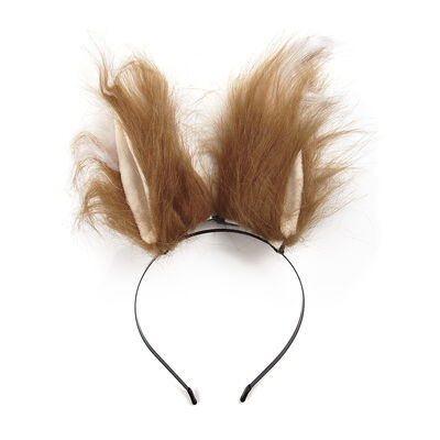 Fox Ears Headband/Hair clips - Brown